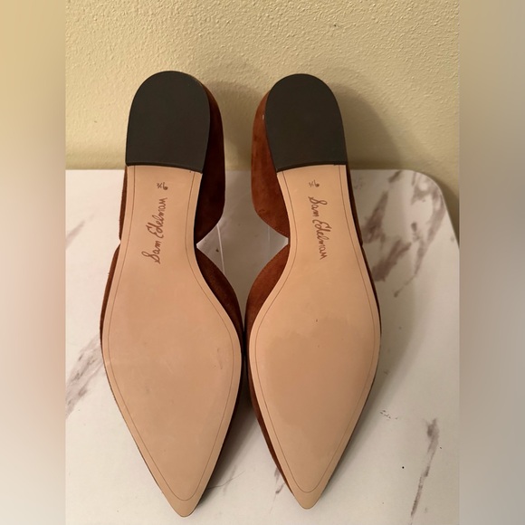 Sam Edelman Rodney d’Orsay Flat, Brown Suede, Size 9-1/2, NWOB - Picture 8 of 10